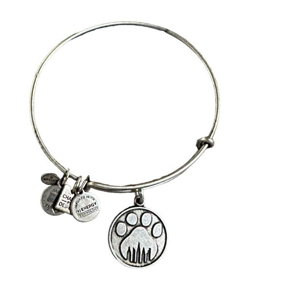 Alex and Ani Paw Print Bracelet - Picture 1 of 7
